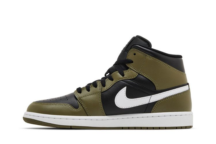 Кроссовки Air Jordan 1 Mid 'Medium Olive'