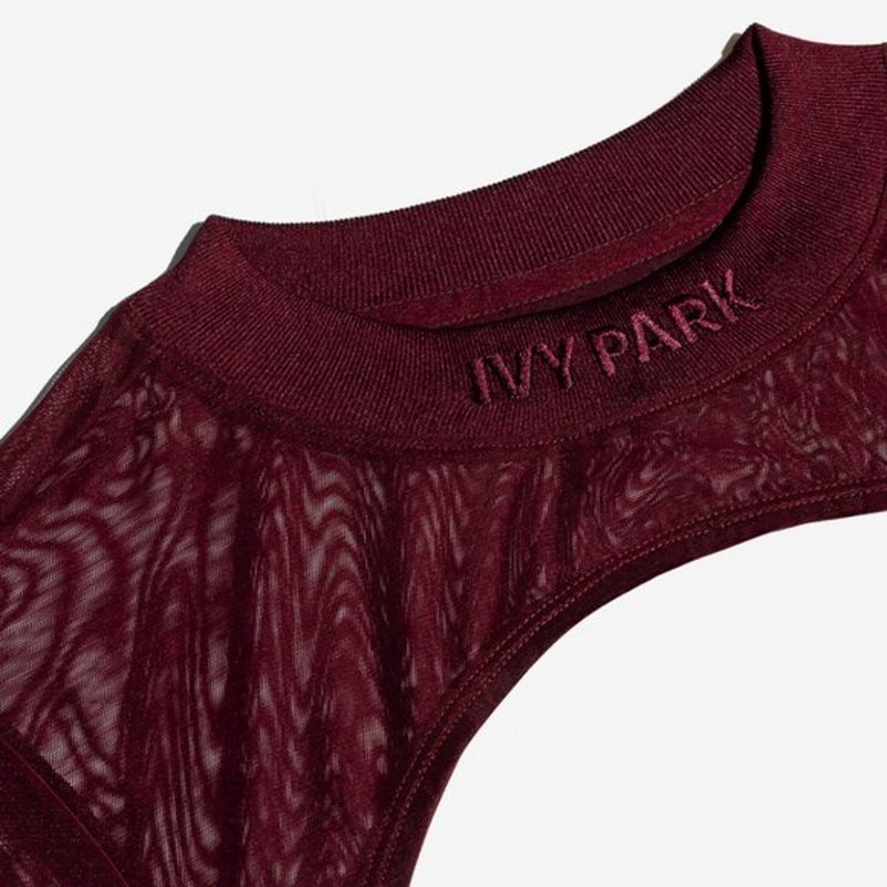 Спортивный топ adidas Ivy Park Shrug Maroon
