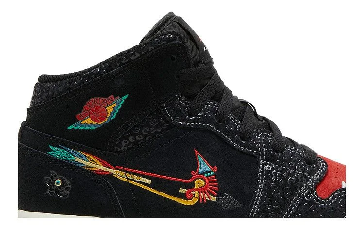 Кроссовки Air Jordan 1 Mid SE GS 'SiEMPRE Familia'