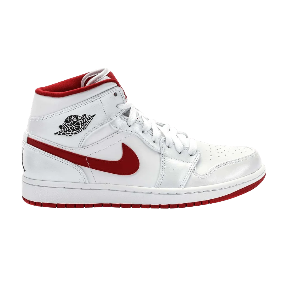 Krossovki-Air-Jordan-1-Mid-White-Gym-Red