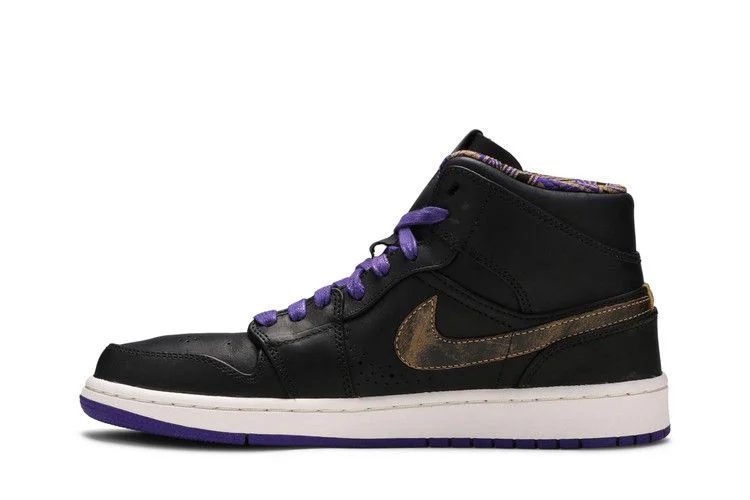 Кроссовки Air Jordan 1 Mid Noveau 'BHM'