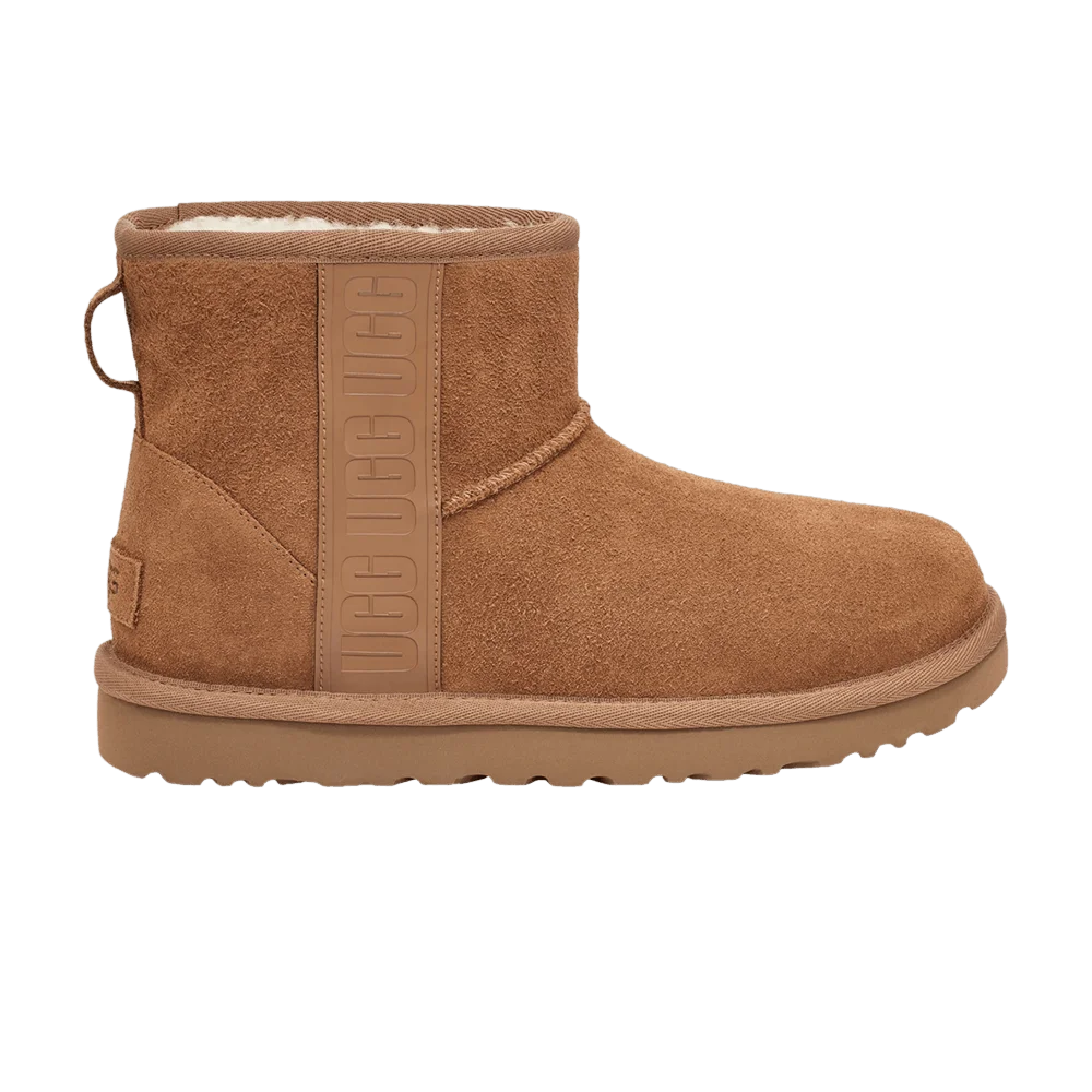 Krossovki-UGG-Wmns-Classic-Mini-Side-Logo-Chestnut