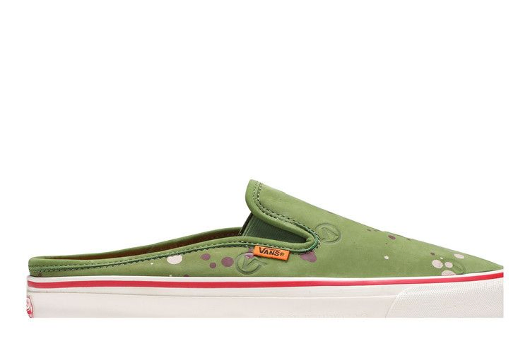 Кроссовки Vans LQQK Studios x OG Mule LX 'Circle V - Splatter Green'