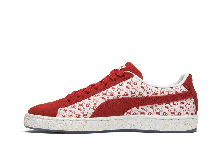Кроссовки Hello Kitty x Puma Wmns Suede 'Bright Red'