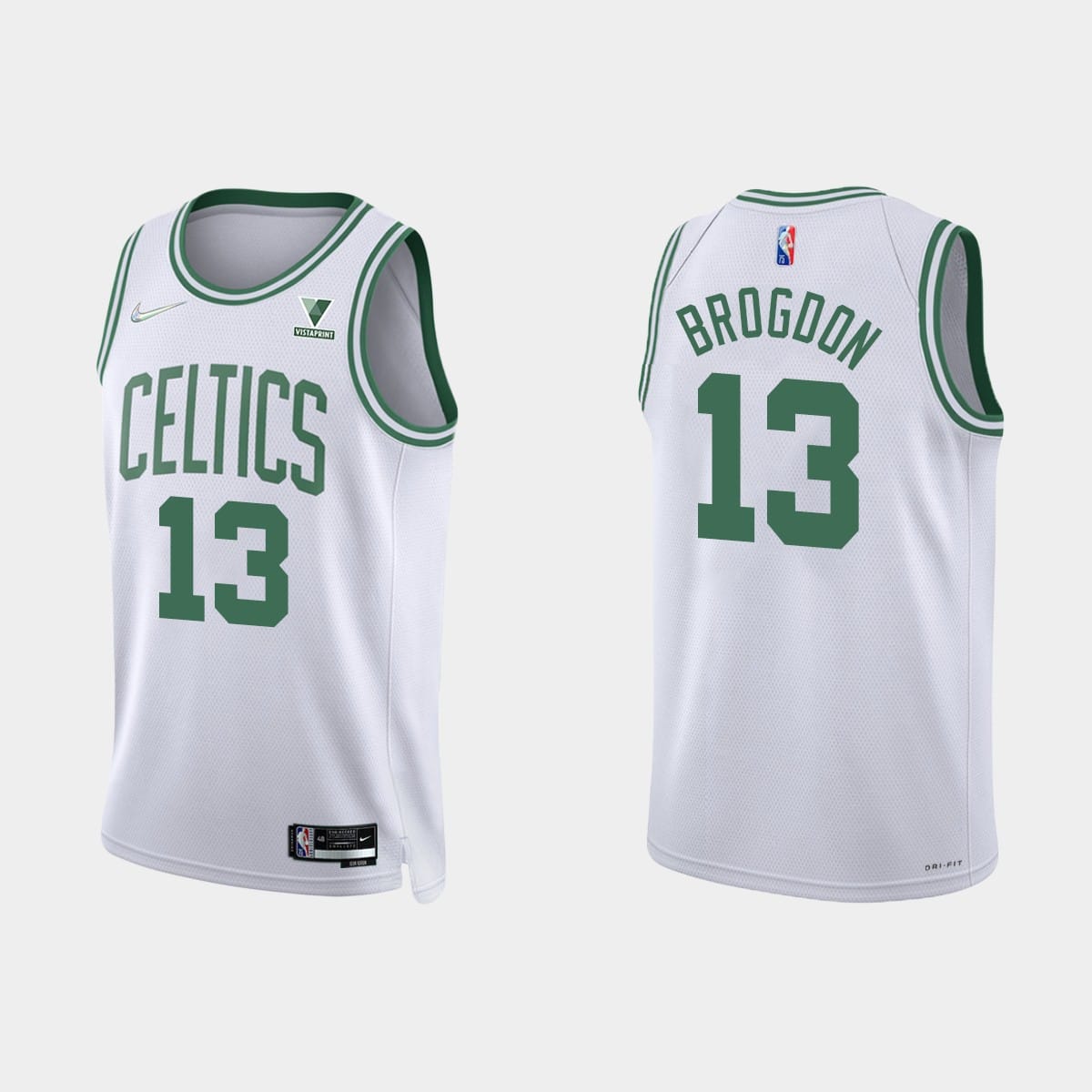 Баскетбольная джерси Boston Celtics #13 Malcolm Brogdon 75th Anniversary Association White Jersey