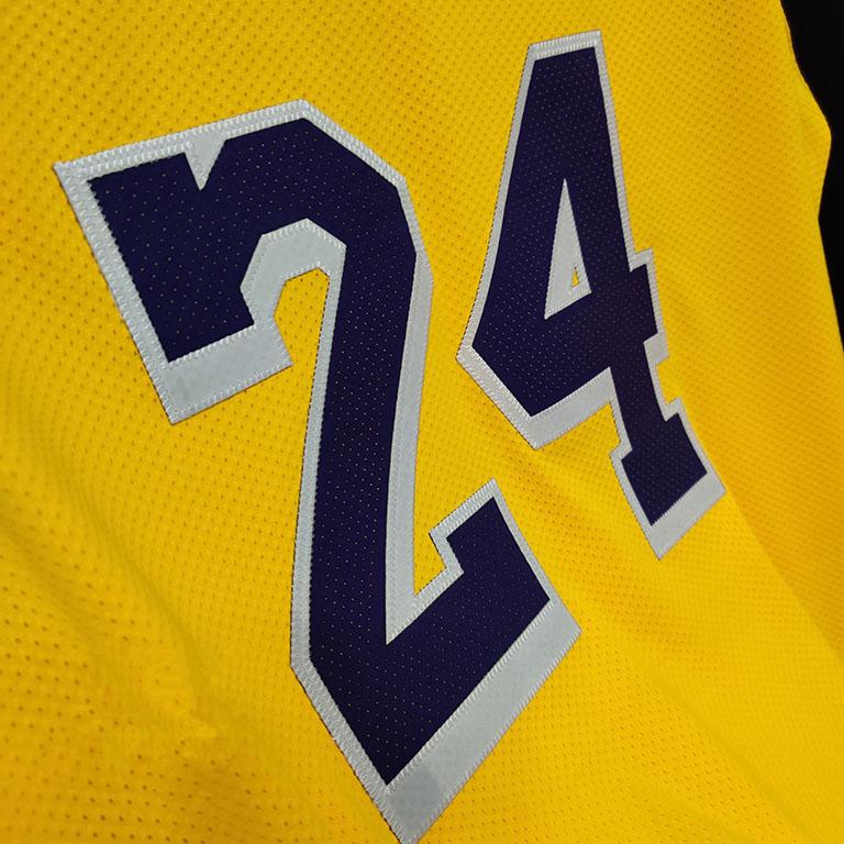 Баскетбольная джерси 2019-20 Los Angeles Lakers Nike Custom Authentic Jersey Yellow Icon Edition