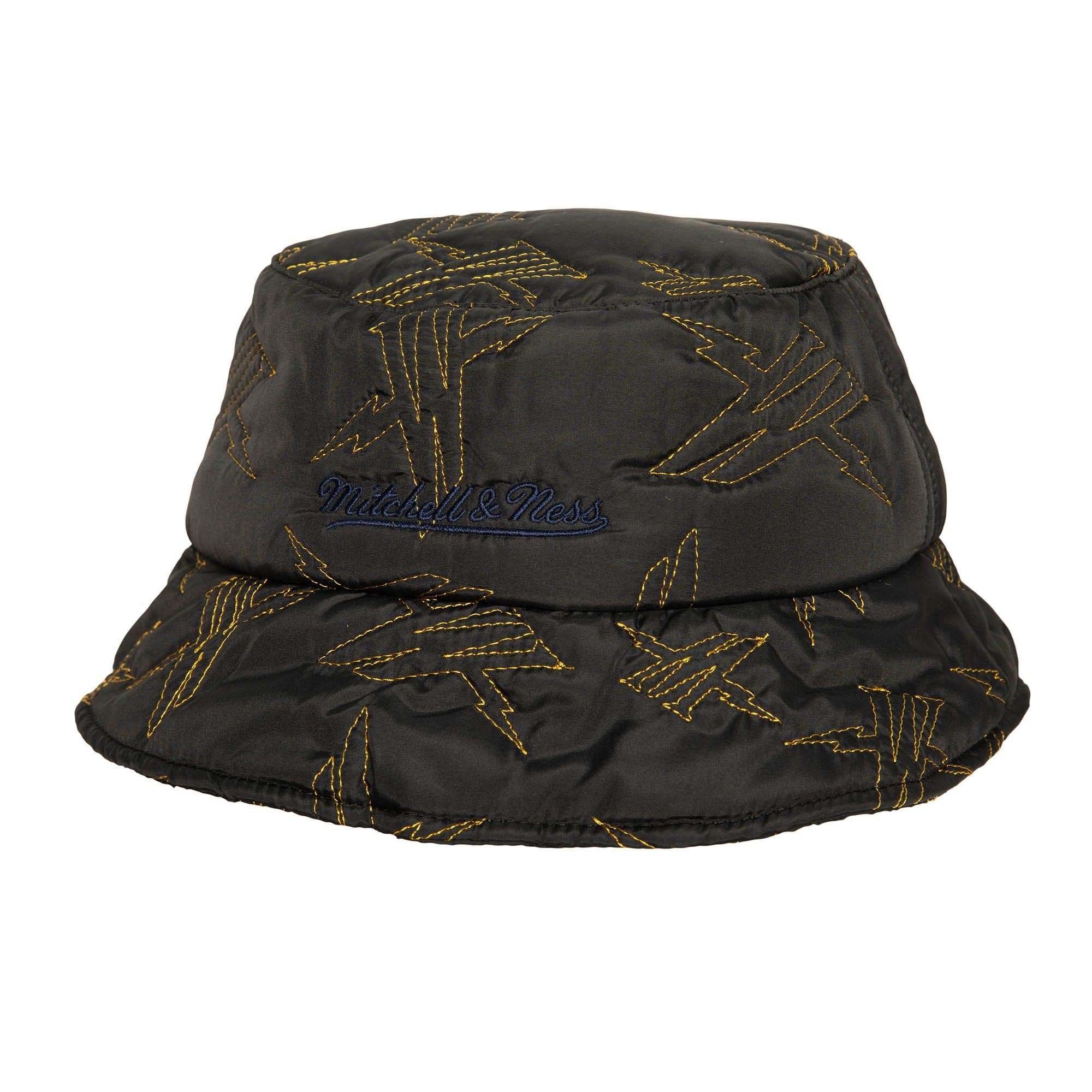 Панама Mitchell & Ness Quilted HWC Golden State Warriors Bucket Hat