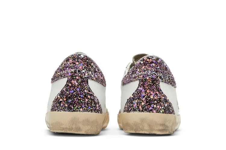 Кроссовки Golden Goose Wmns Superstar 'White Black Glitter'
