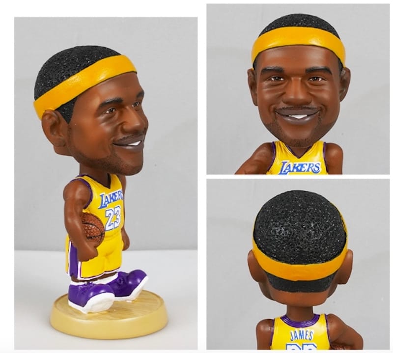 Фигурка с качающейся головой Jinduo Lebron Standing Bobblehead