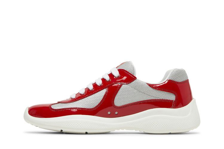 Кроссовки Prada America's Cup 'Red Silver Patent'