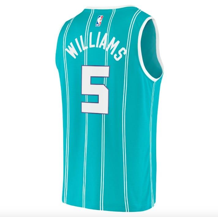 2022-NBA-Draft-Charlotte-Hornets-5-Mark-Williams-Fast-Break-Icon-Teal-Jersey-2