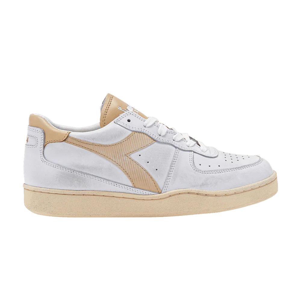 Кроссовки Diadora Mi Basket Low Used 'White Beige'