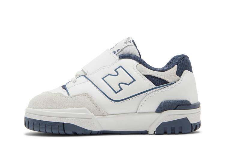Кроссовки New Balance 550 Bungee Lace Top Strap Toddler 'White Vintage Indigo'