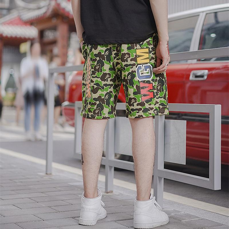 BAPE-ABC-Shark-Sweat-Shorts-Green-12