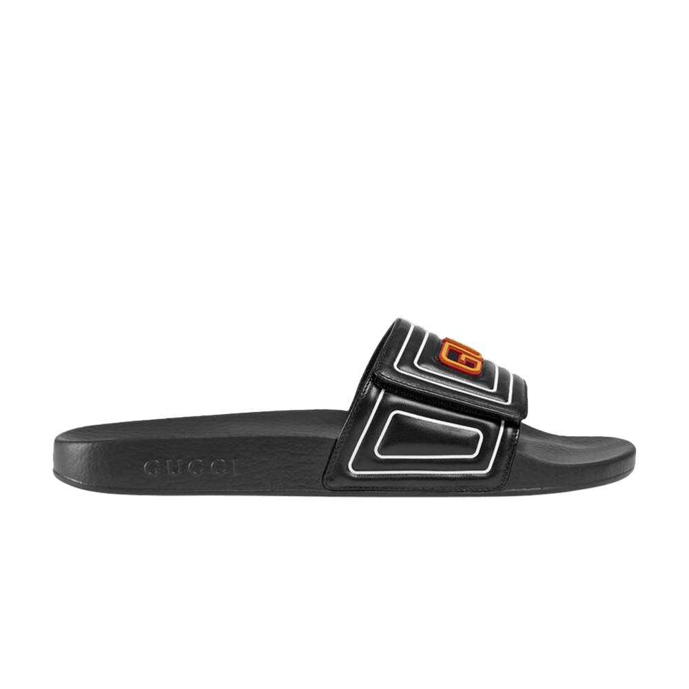 Кроссовки Gucci Slide 'Gucci Logo - Black'