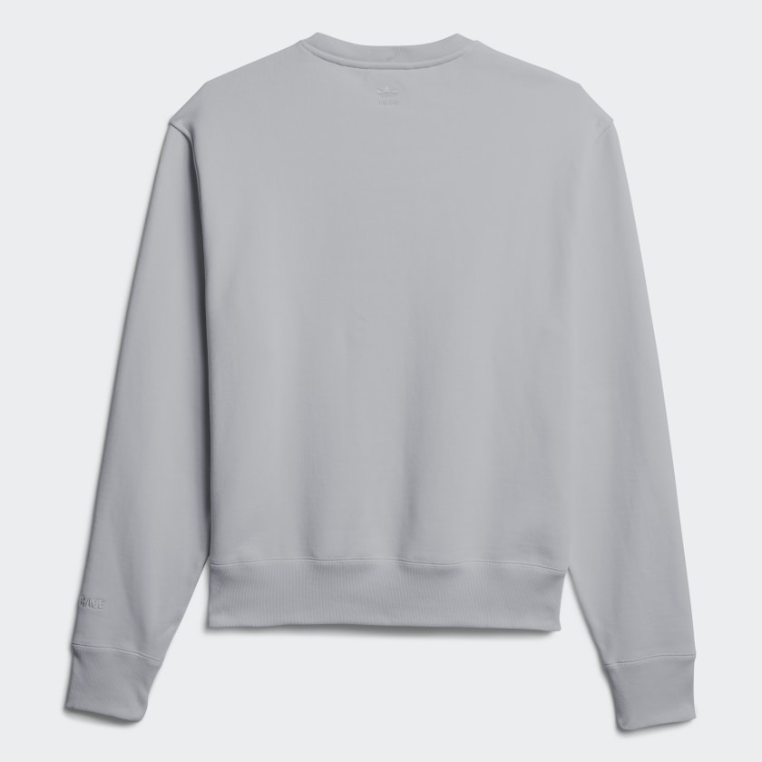 Свитшот adidas Pharrell Williams Basics Crewneck Sweatshirt Light Grey Heather