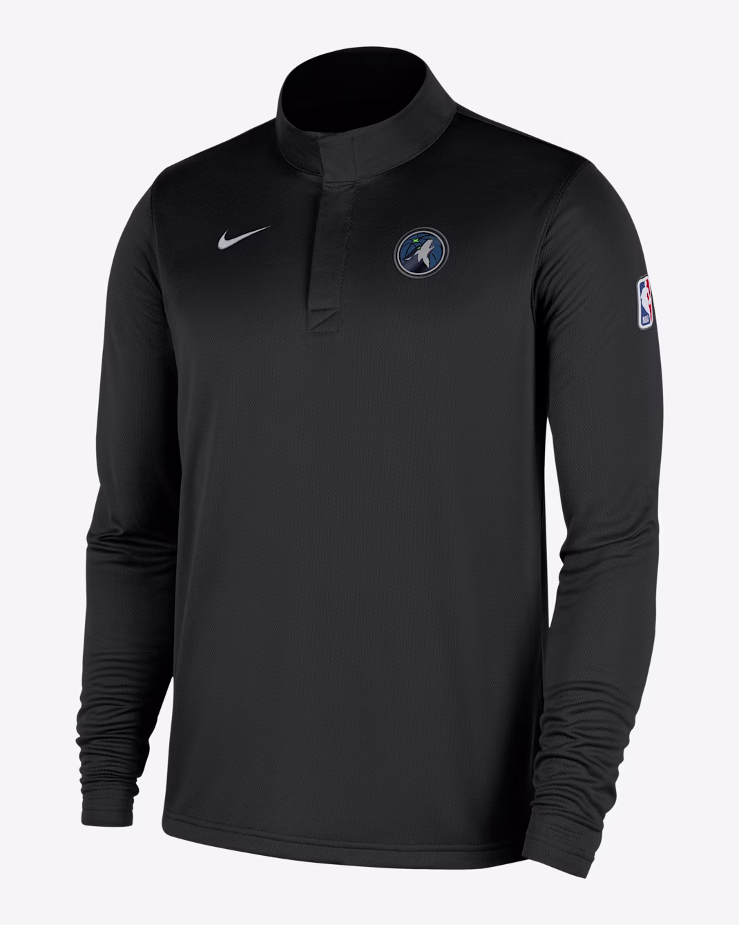 Мужской тренировочный лонгслив Nike NBA Minnesota Timberwolves Black/White