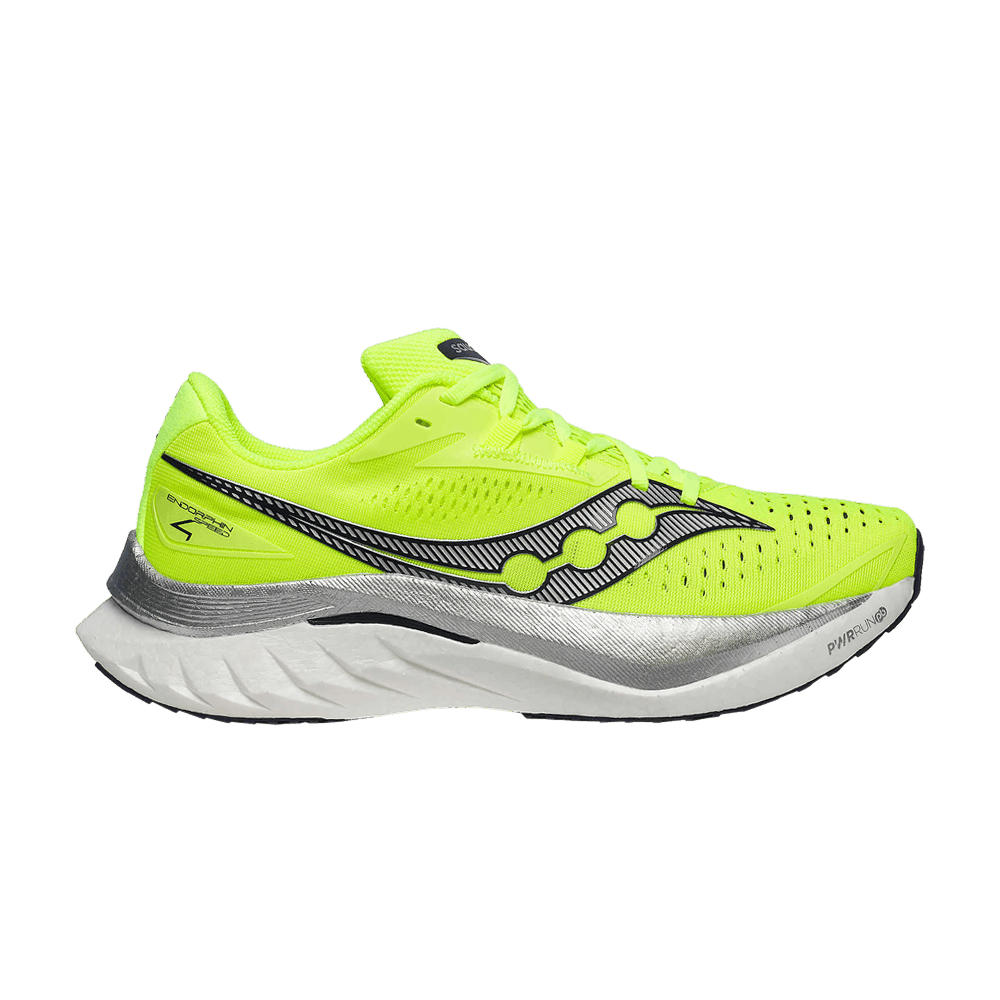 Кроссовки Saucony Endorphin Speed 4 'Citron Navy'