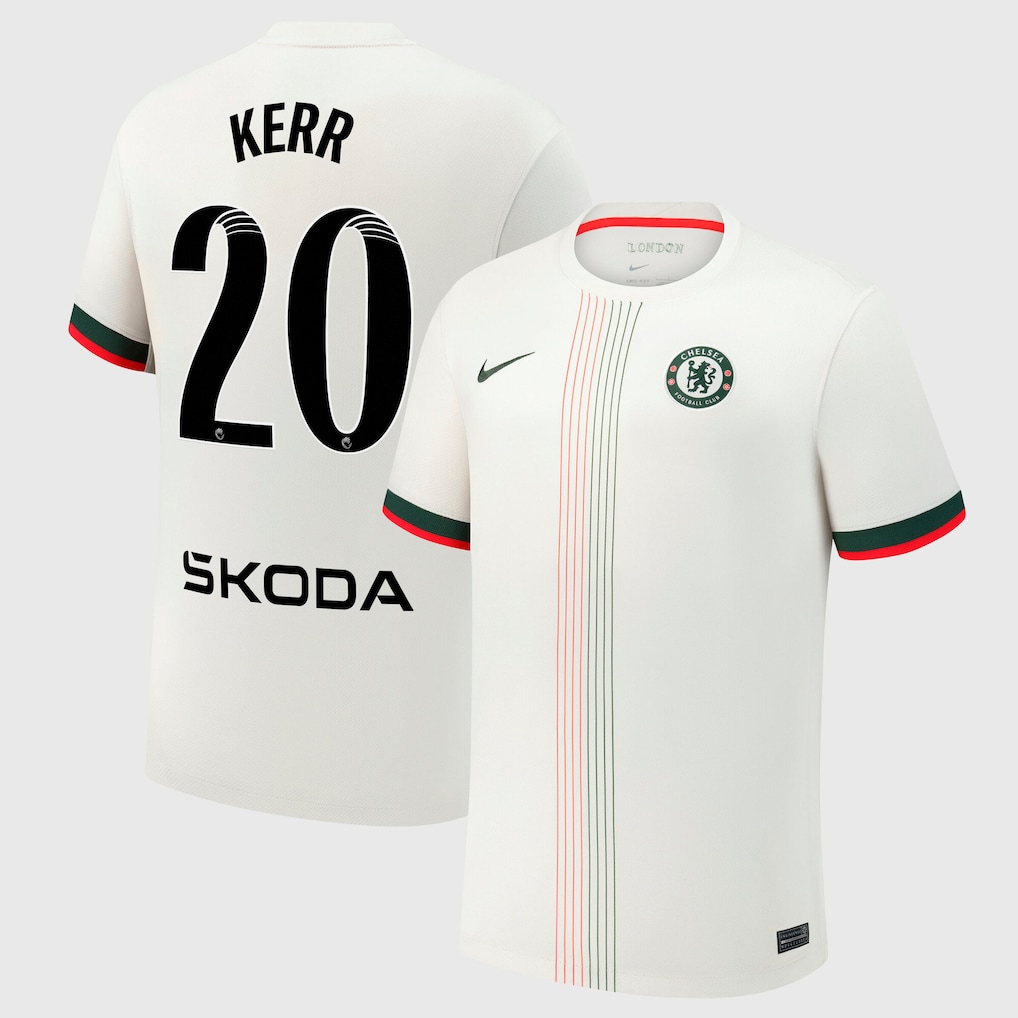 Детское футбольное джерси Chelsea WSL Nike Away Stadium Shirt 2025-26 - Kerr 20