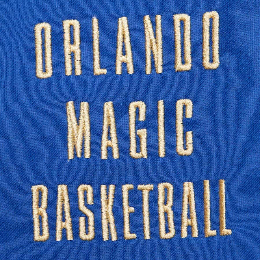 Худи Mitchell & Ness Royal Orlando Magic Team OG 2.0 Vintage Logo Fleece Pullover Hoodie