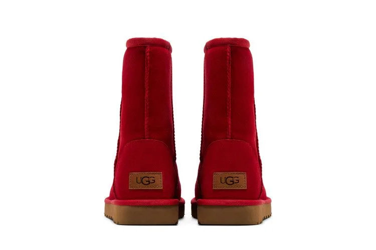 UGG Wmns Classic Short II 'Ribbon Red'