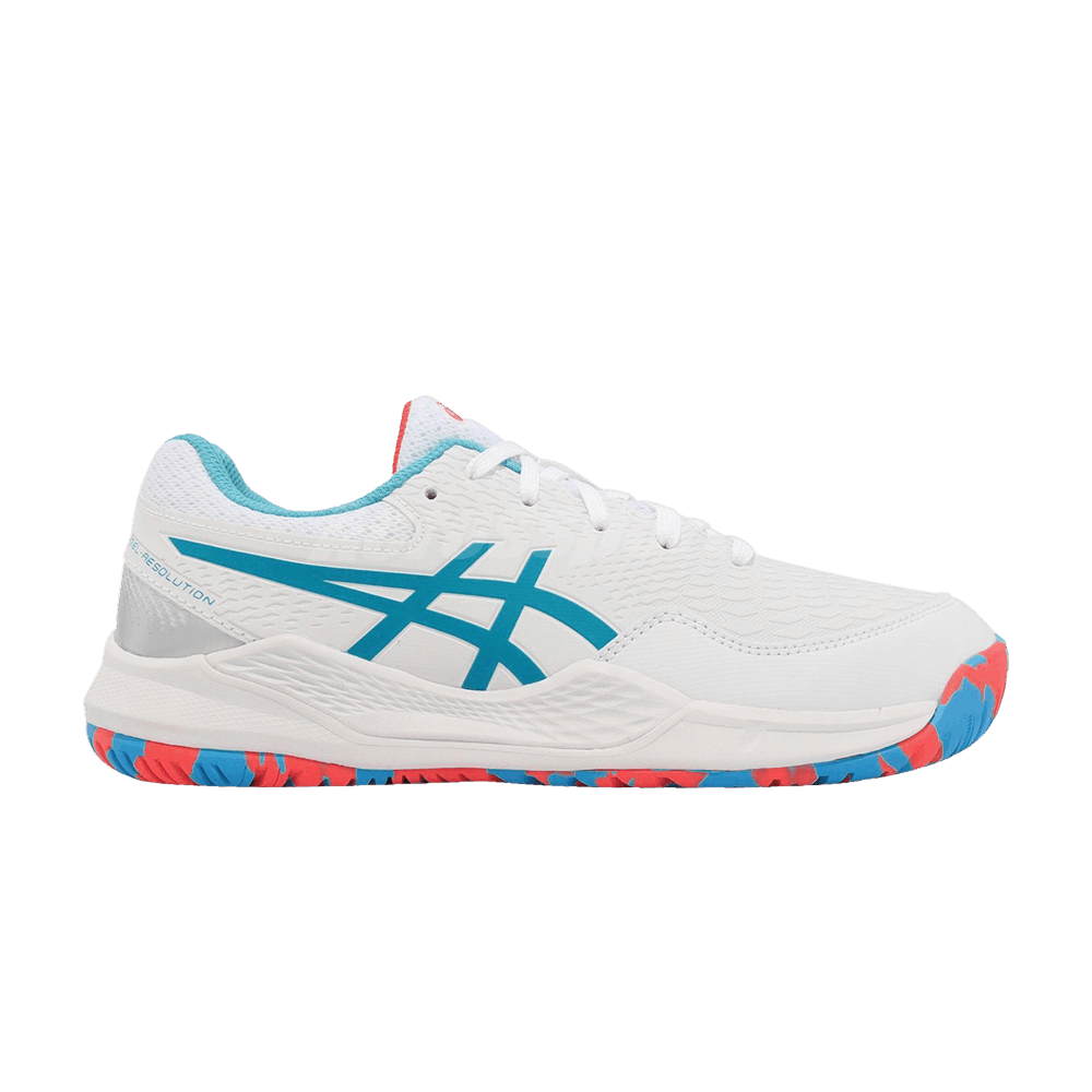 Кроссовки ASICS Gel Resolution 9 GS 'Aquarium'