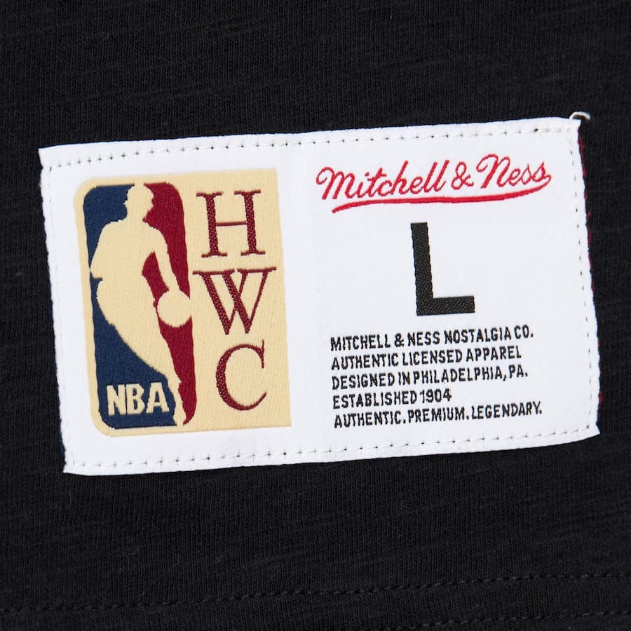 Футболка Mitchell & Ness Black Boston Celtics Vintage Logo Legendary Slub T-Shirt