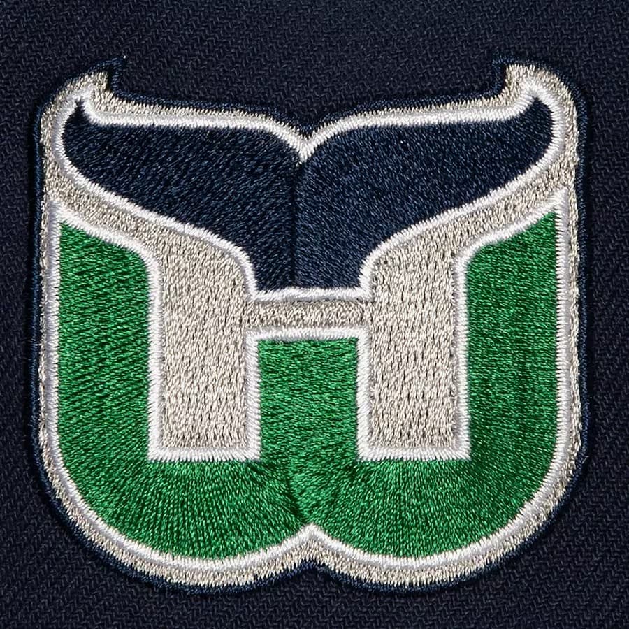 Бейсболка Mitchell & Ness Navy Hartford Whalers Retro Sport Vintage Snapback Hat