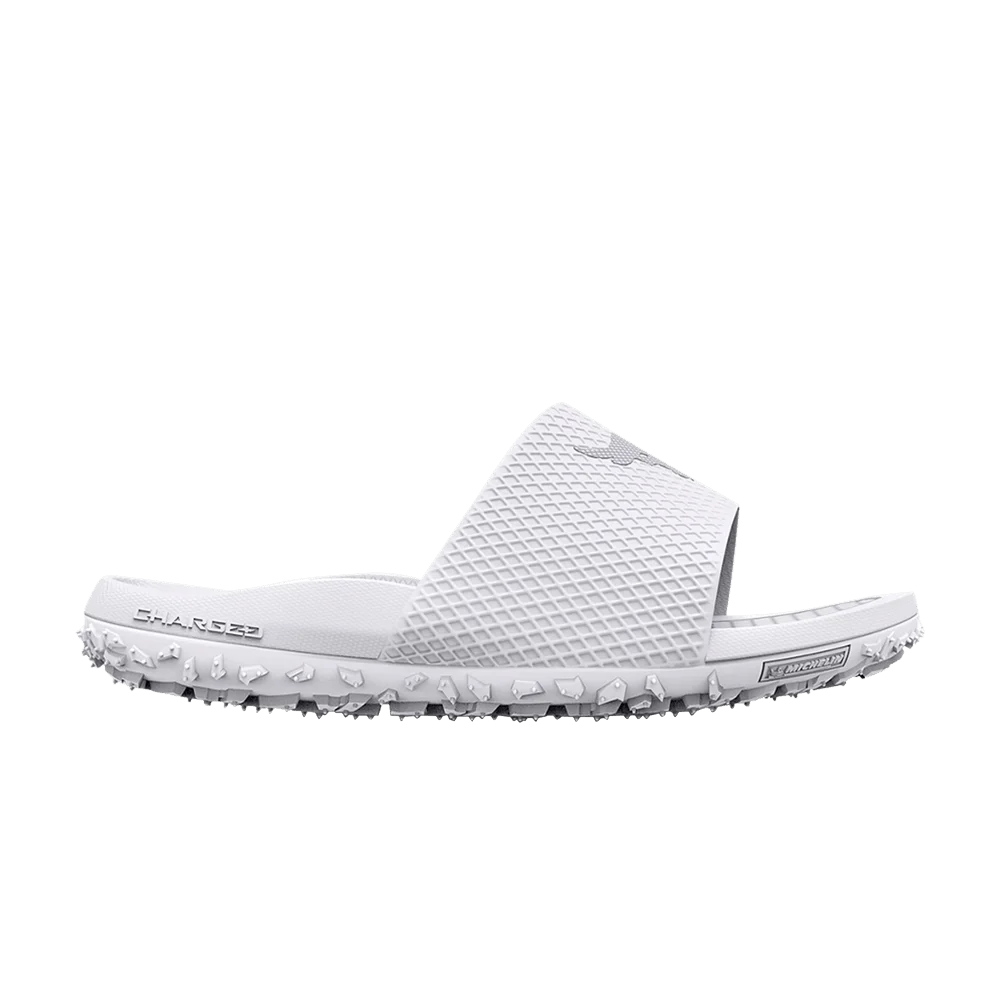 Кроссовки Under Armour Project Rock Slide 'White Halo Grey'