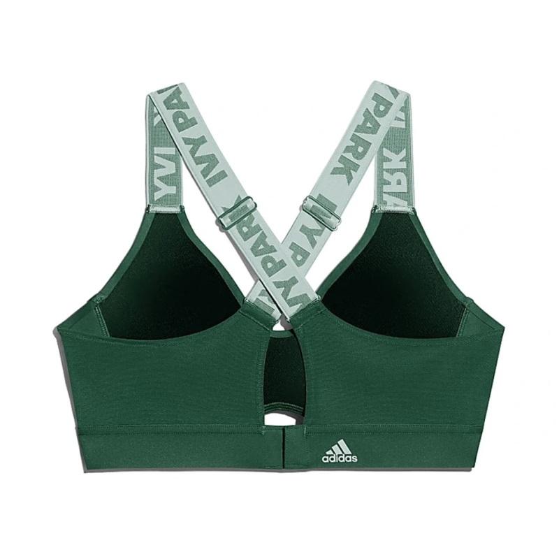 Спортивный топ adidas Ivy Park Cutout Medium Support Bra Dark Green