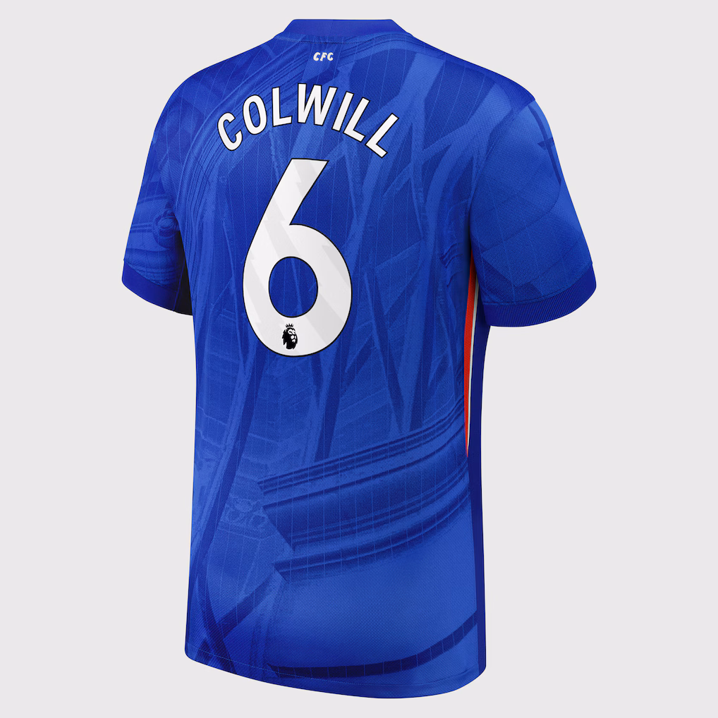 Футбольное джерси Chelsea Nike Home Stadium Shirt 2025-26 with Colwill 6