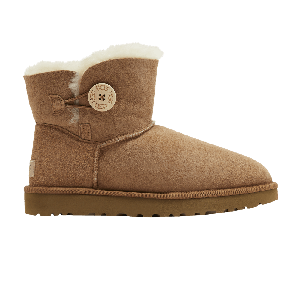 UGG Wmns Mini Bailey Button 2 Boot 'Chestnut'
