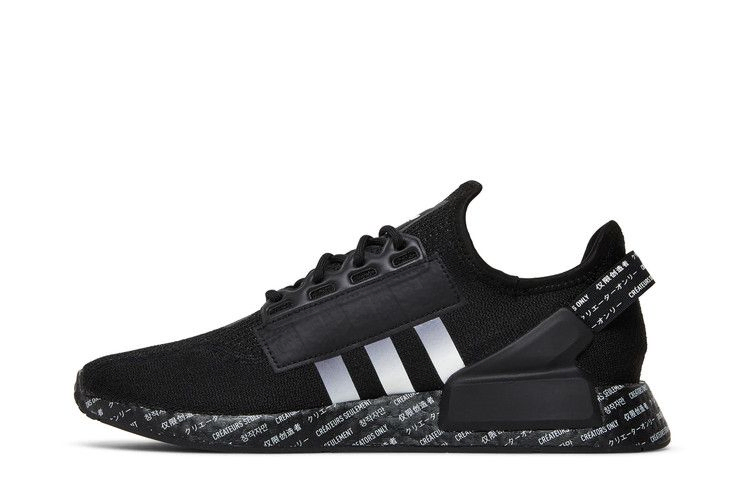 Кроссовки Adidas NMD_R1 V2 'Script - Black'