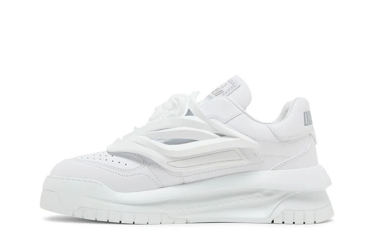 Кроссовки Versace Odissea Caged Rubber Medusa Sneaker 'Triple White'