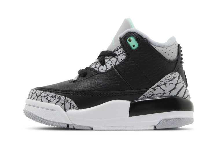 Кроссовки Air Jordan 3 Retro TD 'Green Glow'