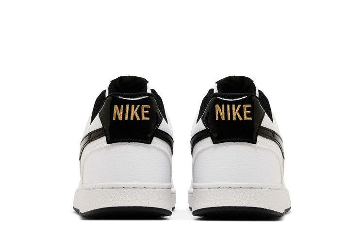 Кроссовки Nike Court Vision Low 'White Black Metallic Gold'