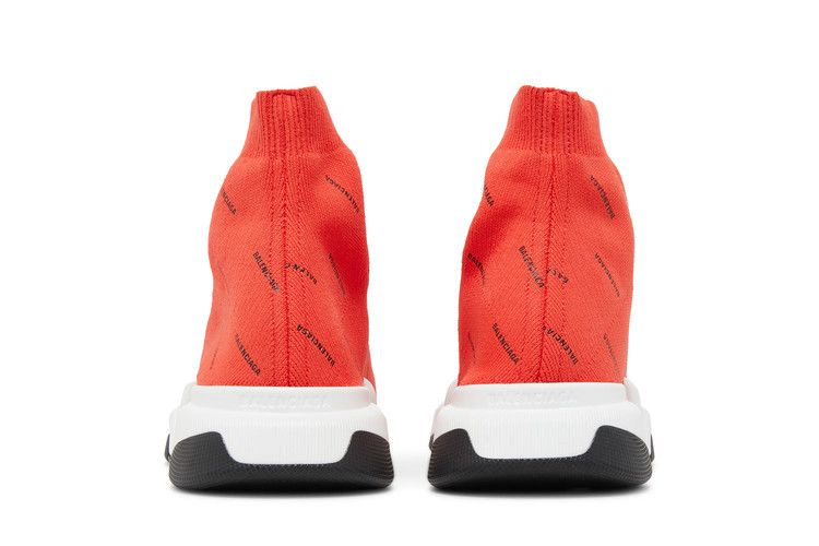 Кроссовки Balenciaga Speed 2.0 Sneaker 'All Over Logo - Intense Red'