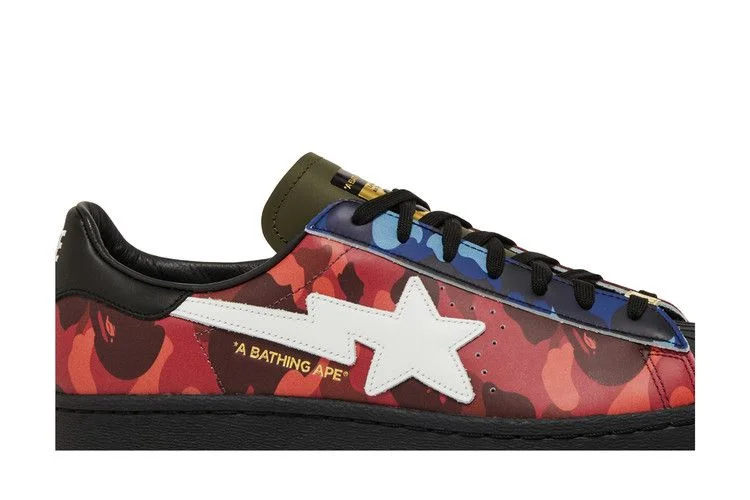 Кроссовки BAPE x adidas Superstar 'Mixed Camo'