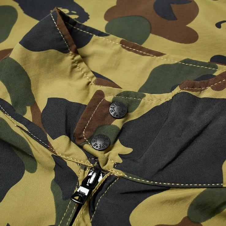 Куртка BAPE 1st Camo Classic Rain Jacket Green