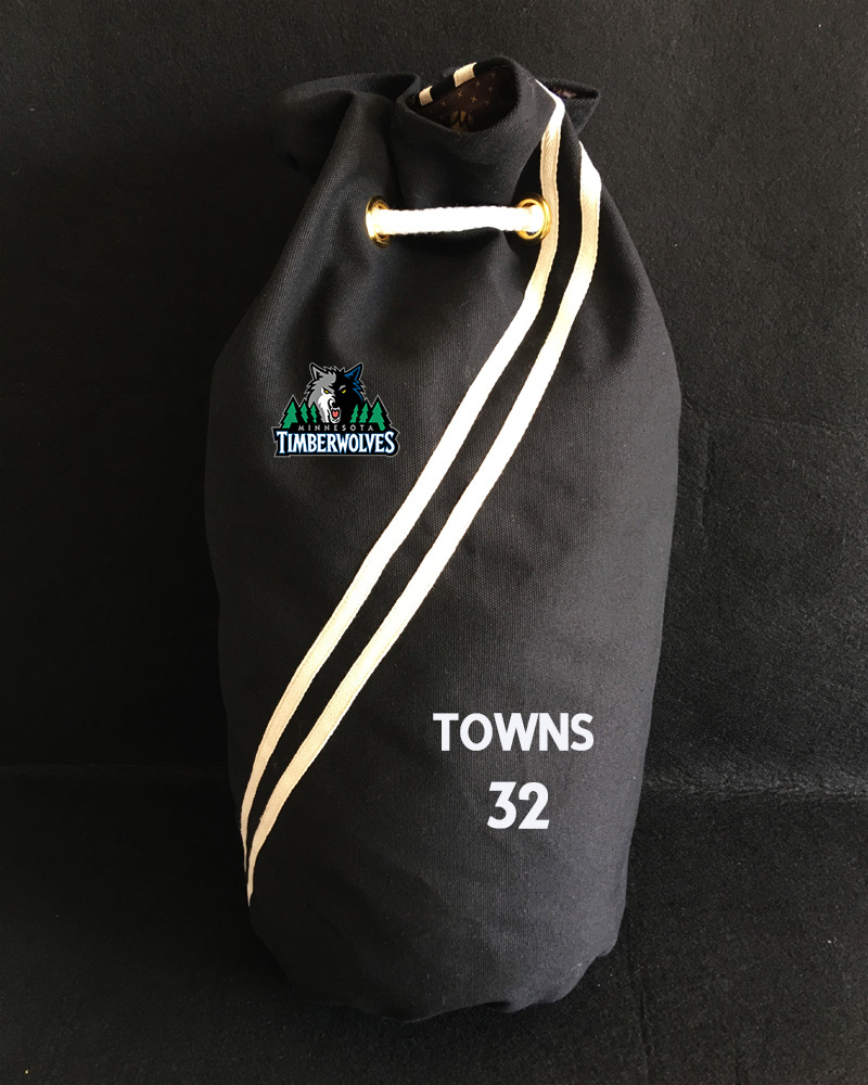 Сумка 2020 Minnesota Timberwolves Towns 32 Black Bag