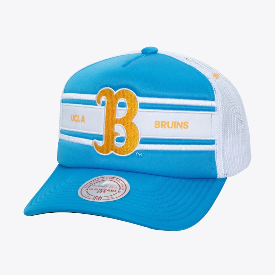 Mitchell-Ness-Blue-UCLA-Bruins-Sideline-Trucker-Snapback-Hat