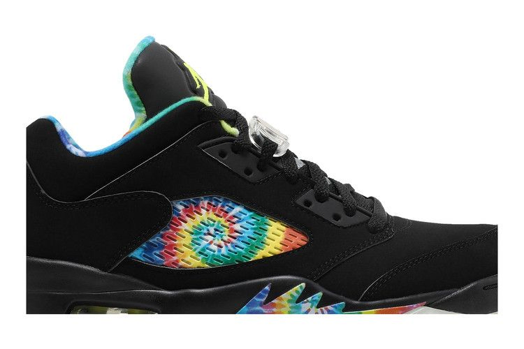 Кроссовки Air Jordan 5 Low Golf 'Peace & Love - Black'