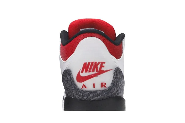 Кроссовки Air Jordan 3 Retro Denim SE GS 'Fire Red'