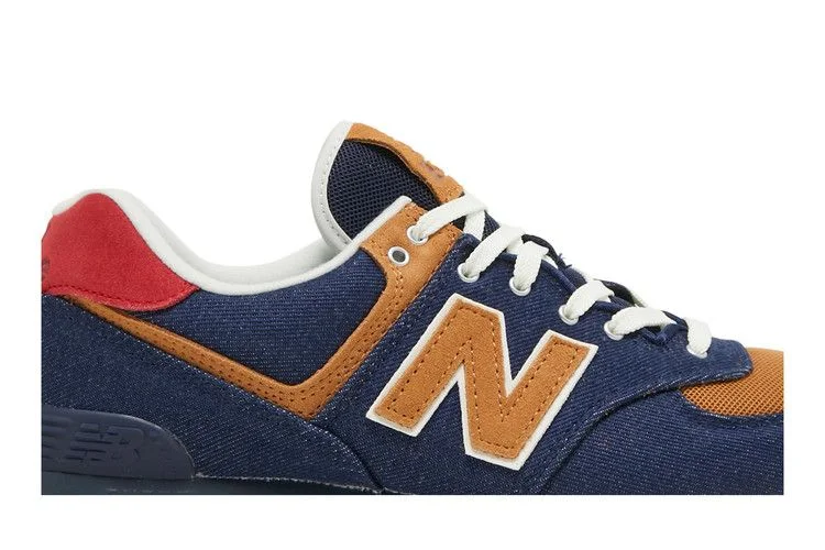 Кроссовки New Balance 574 'Denim - Pigment Team Red'
