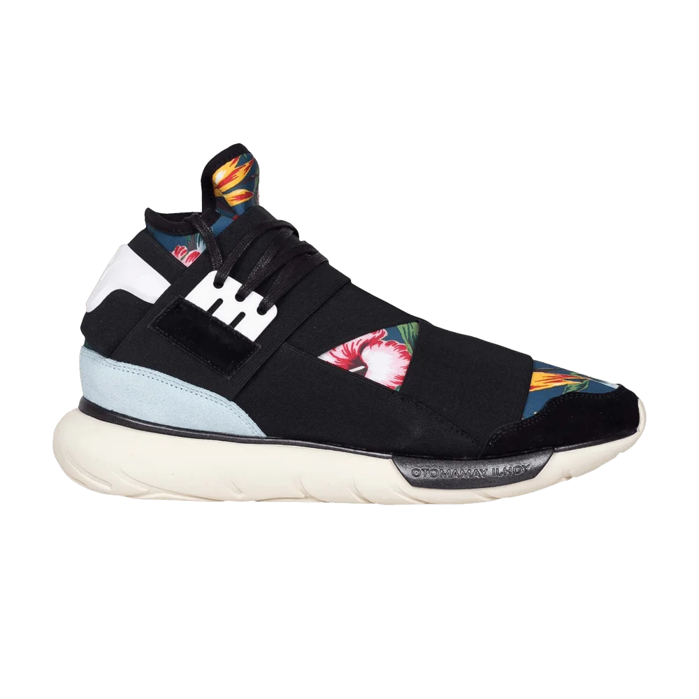 Krossovki-Adidas-Y-3-Qasa-High-Black-Floral