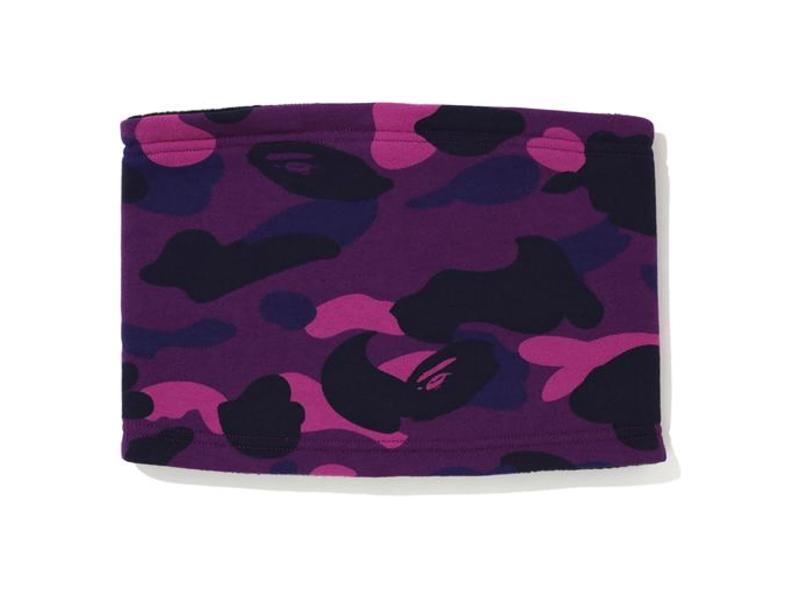 Шарф BAPE A Bathing Ape Color Camo Neck Warmer Purple