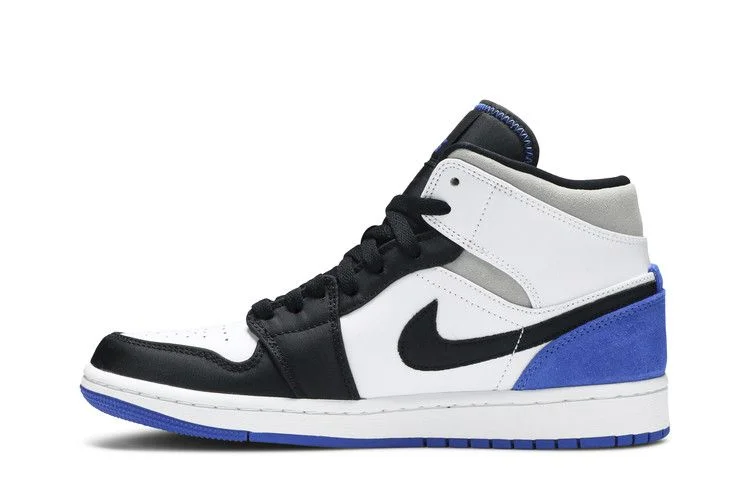 Кроссовки Air Jordan 1 Mid SE 'Royal Black Toe'