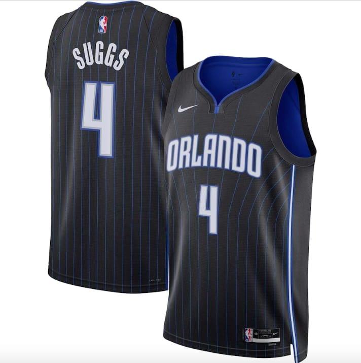 Баскетбольная джерси 2022-23 Orlando Magic #50 Jalen Suggs Swingman Icon Black Jersey