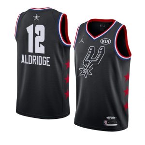 2019-NBA-All-Star-Spurs-LaMarcus-Aldridge-12-Black-Swingman-Jersey-300x300
