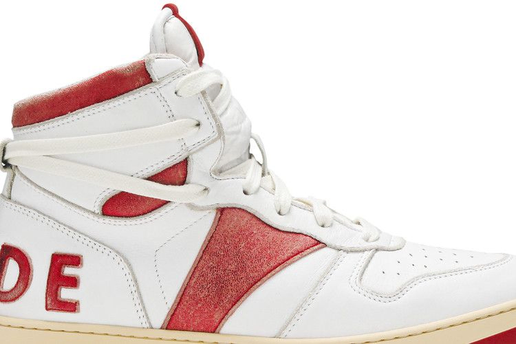 Кроссовки Rhude Rhecess High 'White Red'